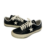 コンバース CONVERSE ONE STAR（A）OX BLACK/WHITE ワンスター ブラック 1C1255 レディース靴 スニーカー ブラック 23.5cm 101sh-2271