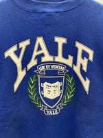 ヴィンテージ vintage YALE イェール大学 カレッジプリント US古着 青 XL スウェット ブルー LLサイズ 101MT-3112