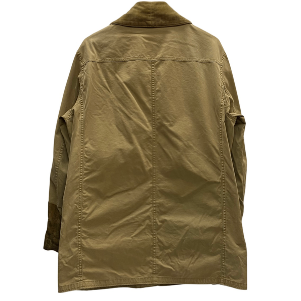 【曜日割引対象外】 ラルフローレン POLO RALPH LAUREN 90's レザー切り替え ファイヤーマン コート ベージュ Mサイズ 201MT-3852 VB