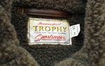 トロフィークロージング TROPHY CLOTHING Suede N-1 TR.mfg スエードN-1デッキジャケット オリーブ 42 ジャケット カーキ 103MT-1389