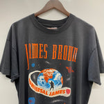 【曜日割引対象外】 ヴィンテージ vintage 90's James Brown FRIT OF THE LOOM USA製 Tシャツ ブラック XLサイズ 201MT-3971 VB