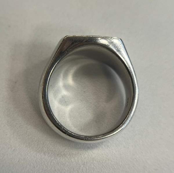トムウッド TOMWOOD Cushion Satin クッションサテンリング シグネットリング 印台 925刻印 　 メンズジュエリー・アクセサリー 指輪・リング シルバー 101goods-174