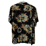 ワコマリア WACKO MARIA 18SS アロハシャツ JAMAICA FLOWERS 半袖シャツ ブラック Mサイズ 201MT-3350