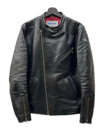 ローター ROTAR Neo RIDERS Semi Double ライダース セミ ダブル ダブルジップ バイカー レザー アウター 黒 rt1851006 ジャケット 無地 ブラック Mサイズ 104MT-1916