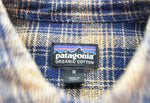 パタゴニア PATAGONIA ORGANIC COTTON オーガニックコットン 長袖 フランネルチェックシャツ 53947FA16 長袖シャツ ブラウン Mサイズ 103MT-2836
