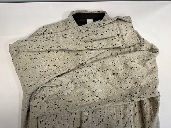 ヴェイン VEIN WO/PE RANDOM HOLE JACQUARD VESSEL L/S SHIRT JACKET VS12-307 サイズ3 長袖シャツ グレー 101MT-4856