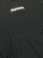 シュプリーム SUPREME Box Logo Hooded Sweatshirt ボックス ロゴ パーカー フーディ プルオーバー スウェットシャツ 刺繍 BLACK 黒 XL パーカ ワンポイント ブラック 104MT-643