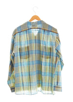 ヴィンテージ Vintage 70s 70's 70年代 TOWN CRAFT タウンクラフト チェック柄オープンカラーシャツ 長袖シャツ マルチカラー LLサイズ 103MT-2135