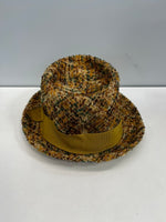 カシラ CA4LA ツイードハット マスタード AOK00777 帽子 レディース帽子 ハット ブラウン 101hat-184