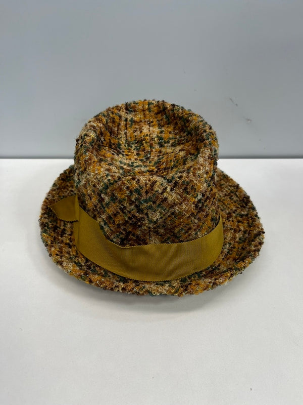 カシラ CA4LA ツイードハット マスタード AOK00777 帽子 レディース帽子 ハット ブラウン 101hat-184