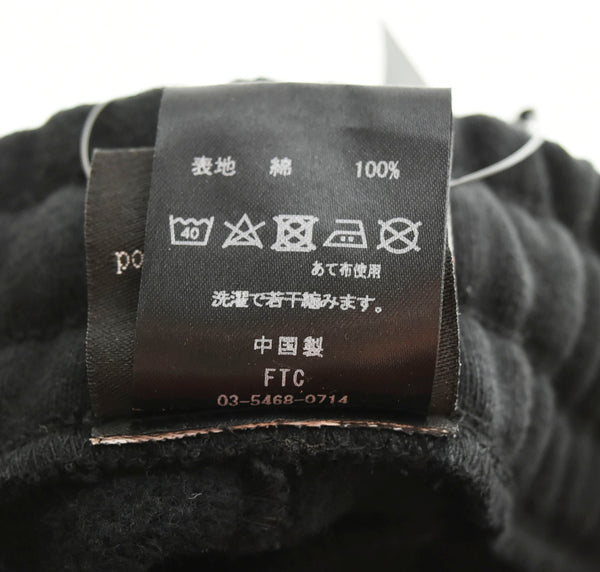 エフティーシー FTC POP TRADING COMPANY CARGO SWEAT PANT カーゴスウェットパンツ 黒 カーゴパンツ ブラック Mサイズ 103MB-268