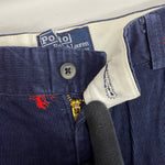 【曜日割引対象外】 ポロラルフローレン POLO RALPH LAUREN 90's ロブスター刺繍 コーデュロイパンツ USA製 ボトムスその他 ネイビー 32/32サイズ 201MB-1188 VB