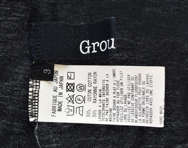 ヨウジ ヤマモト YOHJIYAMAMOTO Ground Y 18ss 変形カーディガン アシンメトリー 2018秋冬 GW-T02-900 3 カーディガン ブラック 103MT-2963