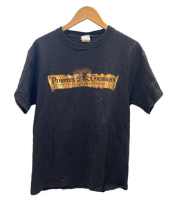 ヴィンテージ vintage 00s Pirates of The Caribbean パイレーツ オブ カリビアン 呪われた海賊たち MOVIE Tshirt ムービーTシャツ 映画 黒  Tシャツ ブラック Mサイズ 101MT-2983