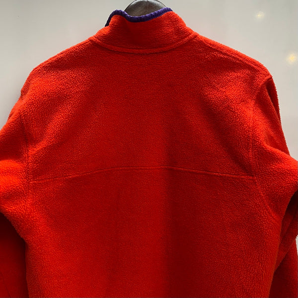 【曜日割引対象外】 パタゴニア PATAGONIA 80's スナップT プルオーバー フリース ジャケット 三角タグ USA製 ジャケット レッド Mサイズ 201MT-4632 VB