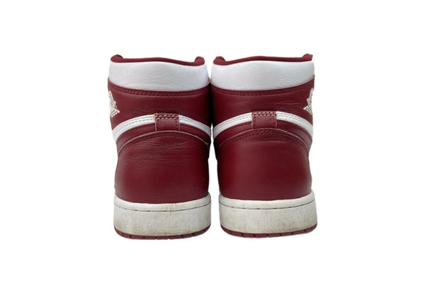 ナイキ NIKE 24年製 AIR JORDAN 1 RETRO HIGH OG TEAM RED エア ジョーダン レトロ ハイ チーム レッド AJ1 シューズ 白 赤 DZ5485-160 メンズ靴 スニーカー レッド 27cm 104S-967