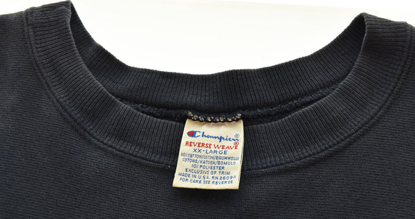 チャンピオン Champion  90年代 リバースウィーブ 刺繍タグカレッジ スウェット LAW XXL スウェット ネイビー 3Lサイズ 103MT-3536