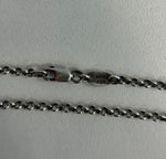 クロムハーツ CHROME HEARTS NECKLACE- ROLL CHAIN 20” ロールチェーン 20インチ メンズジュエリー・アクセサリー ネックレスチェーン シルバー 101goods-187