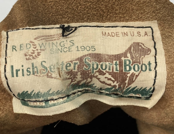 レッドウィング RED WING 90s 6-inch Classic Moc インチ クラシックモック Irish Setter USA製 スエード vibram シューズ 薄茶 メンズ靴 ブーツ ワーク ベージュ 104S-736