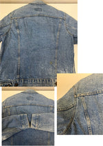 リーバイス Levi's 80's〜90's 71506-0214 ボタン裏715刻印 made in USA アメリカ製 vintage ヴィンテージ Gジャン ロング丈 デニム  42L ジャケット ブルー Lサイズ 101MT-3695