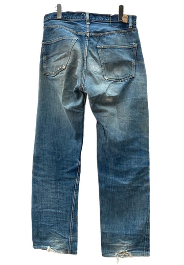 リーバイス Levi's 501 BIG E 60s 60年代 Vintage ヴィンテージ ジーンズ デニムパンツ ジーパン ボタン裏6 足長R 赤耳 青 無地 デニム ブルー 104MB-180