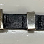 【中古】クーティプロダクションズ COOTIE PRODUCTIONS ロゴバックルベルト ベルト・サスペンダー メンズベルト ブラック Sサイズ 201goods-727