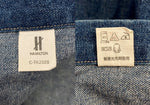 ラルフローレン RalphLauren POLO COUNTRY 90s DENIM WORK SHIRT デニム ワーク シャツ タックボタン ハミルトン社 長袖 インディゴ 青 長袖シャツ 無地 ブルー Mサイズ 104MT-2264