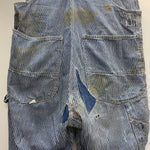 【曜日割引対象外】 リー Lee 50's ヒッコリーストライプ つなぎ・オーバーオール ブルー 201MB-1047 VB