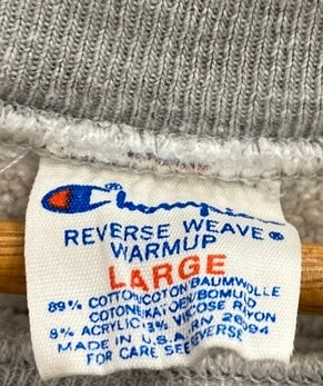 チャンピオン Champion 80s～90s トリコタグ Vintage ヴィンテージ リバースウィーブ REVERSE WEAVE US古着 USA製 刺繍 COLORADO スウェット グレー Lサイズ 101MT-2915