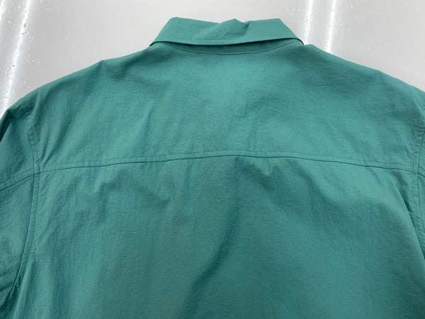 ザノースフェイス THE NORTH FACE Hikers' SHIRT ハイカーズシャツ アウトドア スナップボタン NR12401 長袖シャツ ロゴ グリーン Sサイズ 104MT-2177