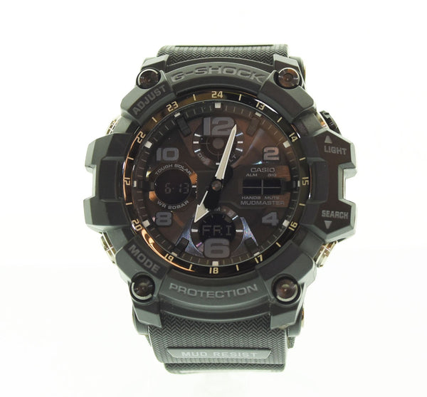 ジーショック G-SHOCK CASIO MUDMASTER マッドマスター  エントリーモデル 電波ソーラー メンズ腕時計ブラック 103T-49