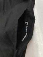 ワイズ Y's THIN COTTON TWILL DOUBLE FRONT OVERSIZED SHIRT 長袖 カラーシャツ オーバーサイズ ドレープ BLACK 黒 YD-B80-003 長袖シャツ 無地 ブラック SIZE2 104LT-69