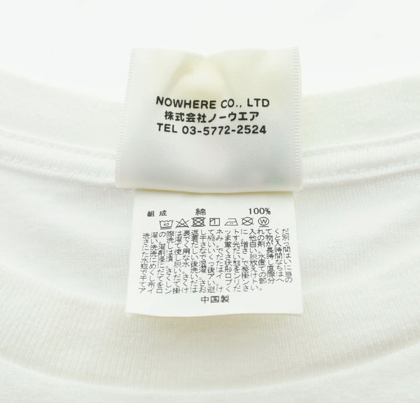 アベイシングエイプ  A BATHING APE  シャークロゴ プリント 半袖Tシャツ 白 Tシャツ プリント ホワイト 3Lサイズ 103MT-594