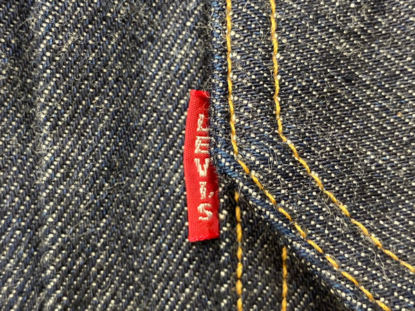 リーバイス Levi's 2nd 507XX LVC VINTAGE CLOTHING 復刻 日本製 デニムジャケット Gジャン 濃紺 70507-0066 サイズ 40 ジャケット 無地 ネイビー 104MT-1666