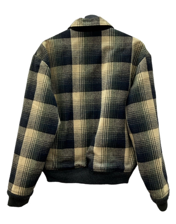 ダブルアールエル RRL 90s 90年代 3つ星タグ リバーシブル ウール コーデュロイ ブルゾン アウター  ジャケット チェック マルチカラー Sサイズ 104MT-2286