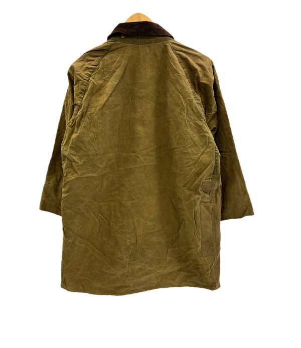 バブアー BARBOUR 90's 90年代 3ワラント GAMEFAIR ゲームフェア ワックス コットン オイルドジャケット ハーフコート VINTAGE ヴィンテージ A123 C36 ジャケット カーキ 101MT-5345