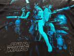 ヴィンテージ VINTAGE ITEM 90's STAR WARS episode 4 A NEW HOPE エピソード4 新たなる希望 大判 T-Shirt IN ADVANCE USA製 黒 XL Tシャツ プリント ブラック 104MT-261