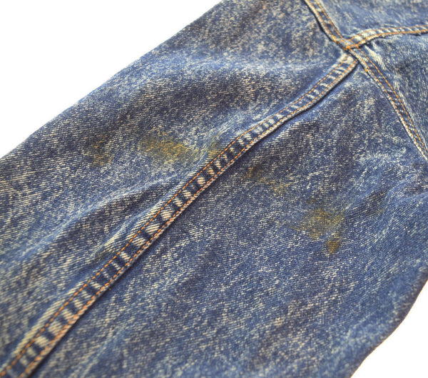 リーバイス Levi's 80s 57508-1109 ケミカルウォッシュ デニムジャケット Made in USA トラッカージャケット 80's USA製 ジャケット ブルー Lサイズ 103MT-3306
