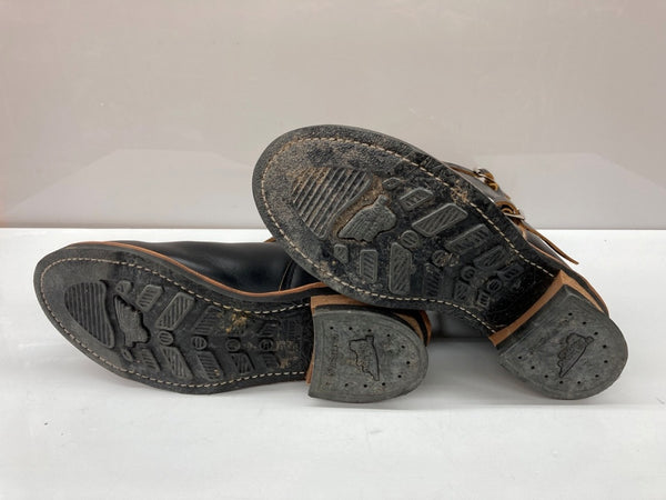 レッドウィング RED WING 11INCH ENGINEER BOOTS Stovepipe エンジニア ブーツ ストーブパイプ ロング 革靴 シューズ 黒 2966 メンズ靴 ブーツ エンジニア ブラック サイズ 9 1/2 D 104S-1058