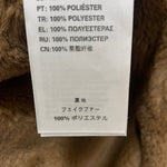 ディーゼル DIESEL W-LOUIS JACKET エコファー アビエイタージャケット A00563 ジャケット ブラウン XSサイズ 201MT-4545