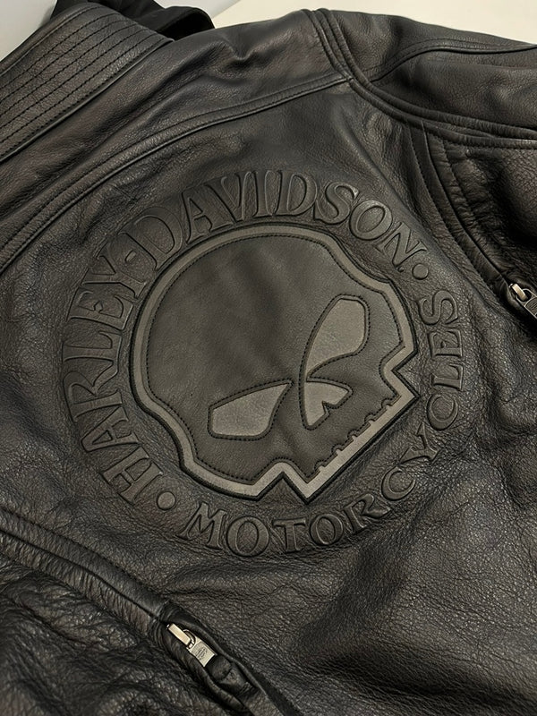 ハーレーダビッドソン Harley-Davidson Auroral II 3-in-1 Leather Jacket オーロラ II レザージャケット 黒 98011-21VW ジャケット ブラック Sサイズ 101LT-149