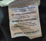 オフホワイト OFF-WHITE 17SS DIAG SPRAY MESH SHORTS スプレーデザイン メッシュハーフパンツ  ハーフパンツ ブラック Sサイズ 103MB-605