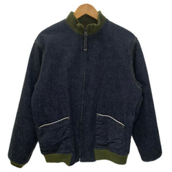 ヒューストン HOUSTON ドゥニーム Denime コラボ デニム 50807 ジャケット ネイビー 40Rサイズ 201MT-4876