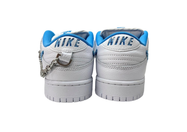 ナイキ NIKE 24年製 × NICOLE HAUSE ニコール ハウゼ DB DUNK LOW PRO ダンク ロー スケボー シューズ 白 青 FZ8802-100 メンズ靴 スニーカー ホワイト 27cm 104S-1035