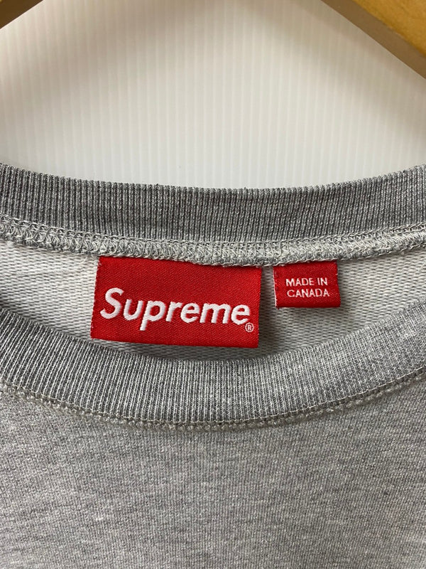 シュプリーム SUPREME 14ss MenaceII Society Sweatshirt スウェット ロゴ グレー Mサイズ 201MT-2501