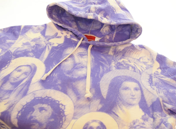 シュプリーム SUPREME 18AW Jesus and Mary Hooded Sweatshirt ジーザス アンド マリア フーデッド スウェット パーカー  パーカ パープル Mサイズ 103MT-3337