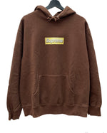 シュプリーム SUPREME 22SS Bling Box Logo Hooded Sweatshirt ブリング ボックスロゴ フーディ パーカー 茶 パーカ ロゴ ブラウン Mサイズ 104MT-2081