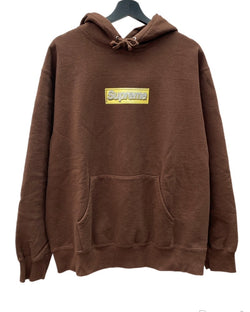 シュプリーム SUPREME 22SS Bling Box Logo Hooded Sweatshirt ブリング ボックスロゴ フーディ パーカー 茶 パーカ ロゴ ブラウン Mサイズ 104MT-2081