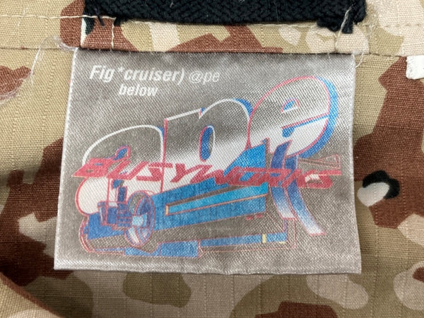 アベイシングエイプ A BATHING APE 90s 初期 リップストップ デザートカモ RIPSTOP MAD FACE DESERT CAMO PARKA ECWCS マウンテンパーカー フーディ 迷彩柄 グリーン系 ベージュ系 ジャケット 総柄 カーキ 104MT-1818