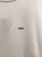 ダブルタップス WTAPS blank sweatshirt スウェットシャツ スウェット 長袖 カットソー ロゴ 裏ボア サイズ01 スウェット 無地 グレー 101MT-2378